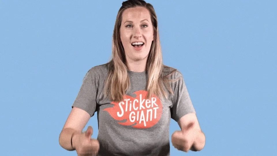 No Thank You Thumbs Down GIF by StickerGiant