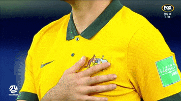 National Anthem Aussie GIF by Football Australia
