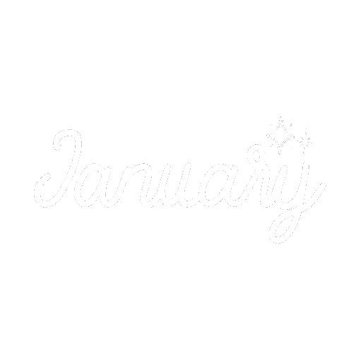 January Months Sticker