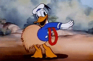 donald duck dancing GIF