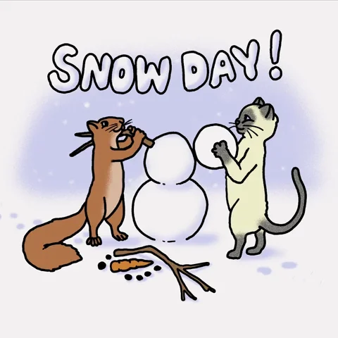 Snow Day GIF by GIPHY Studios Originals