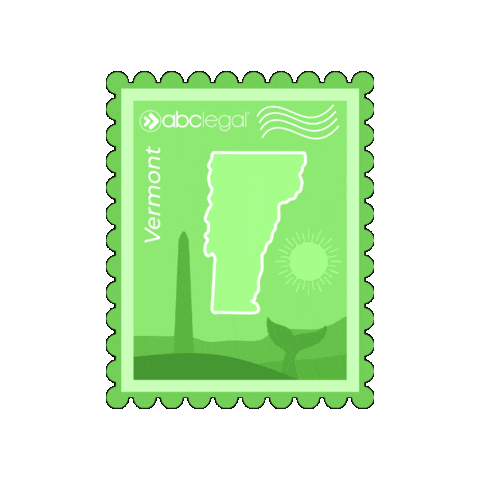 Vermont Sticker by ABCLegal
