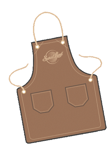 Apron Delantal Sticker by Sweetland Café