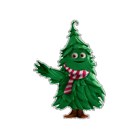 Christmas Tree Sticker by Piney the Lonesome Pine