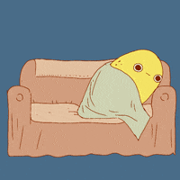 Couch Potato Animation GIF by Alice Socal