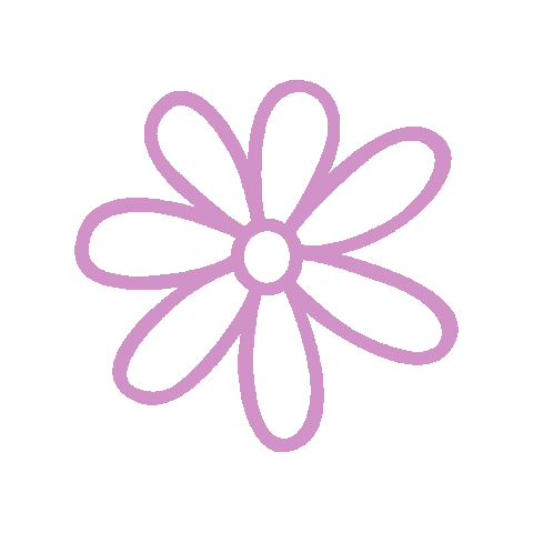 Purple Flower Sticker by Love Tattoos