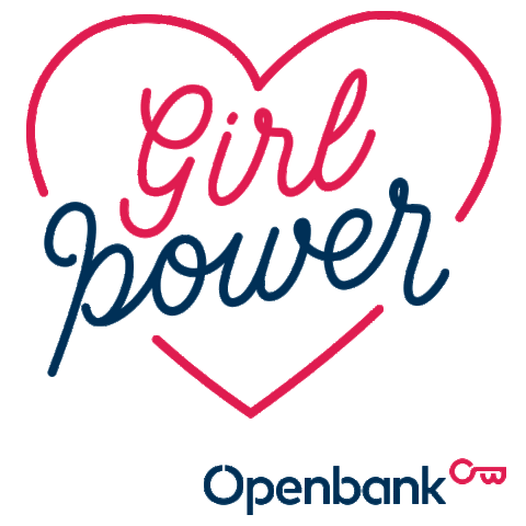 Girl Power Sticker by Openbank