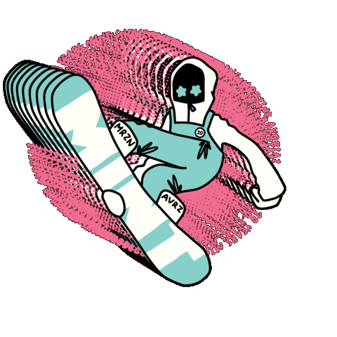 Avoriaz Morzine Sticker by MINT Snowboarding