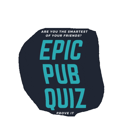 Epic Pub Quiz Sticker