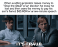 It's fraud stop the steal motion meme