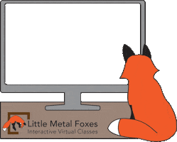 Computer Monitor Sticker by Little Metal Foxes