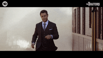 Walking In Slow Motion GIF by The Traitors Australia