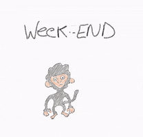 Happy Week End GIF by sarupinku