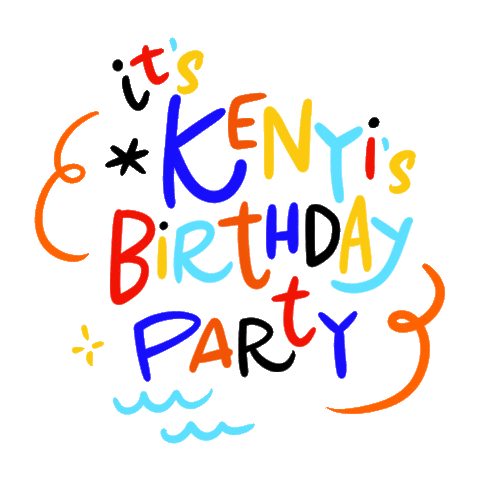 Party Birthday Sticker by aquarela