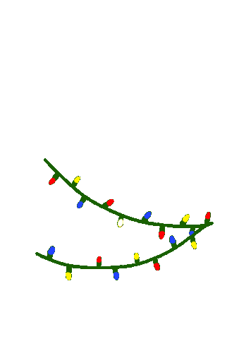 Christmas Lights Sticker