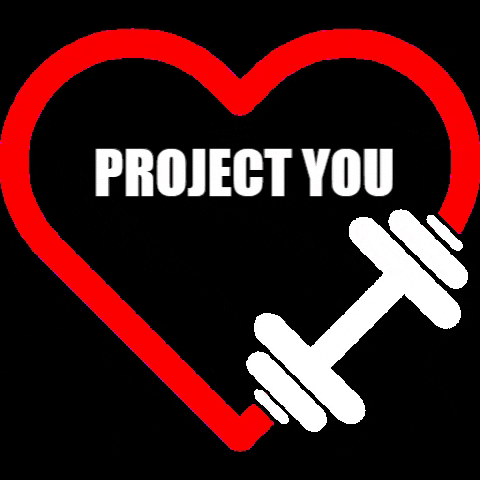 ProjectYou project you heart dumbbell love rainbow GIF