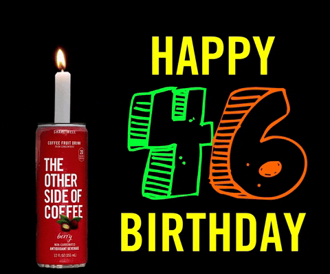 гиф с днем рождения 45