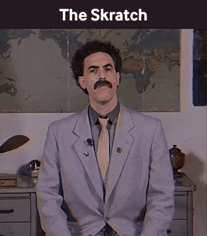 Borat Skratch GIF by Skratch Labs