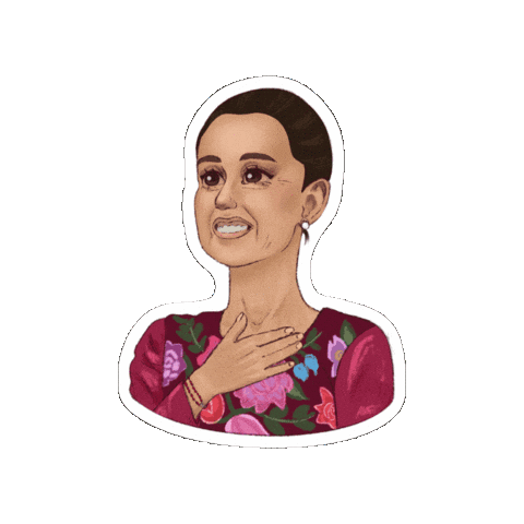 Claudia Sheinbaum Morena Sticker