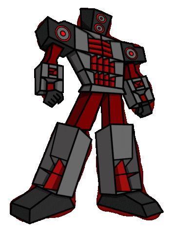 Robot Sticker by Jeugdclub 't Verzet