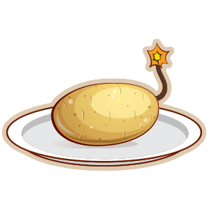 Fries Sticker by sweetstore