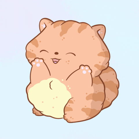 MeganBrooksIllustration congrats so excited happy cat ginger cat GIF