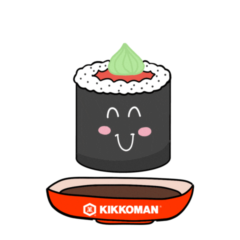 Soy Sauce Sushi Sticker by Kikkoman USA