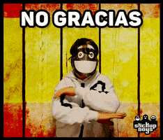 Spanish No Thanks GIF by Stick Up Music