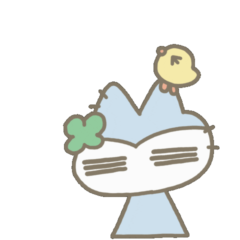 Good Morning Cat Sticker