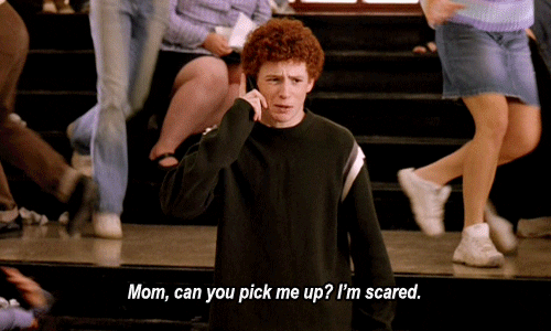 scared mean girls GIF