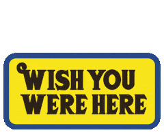 Wish You Were Here Sticker by Bestival