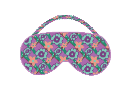 Sleep Mask Sticker by foxey silks