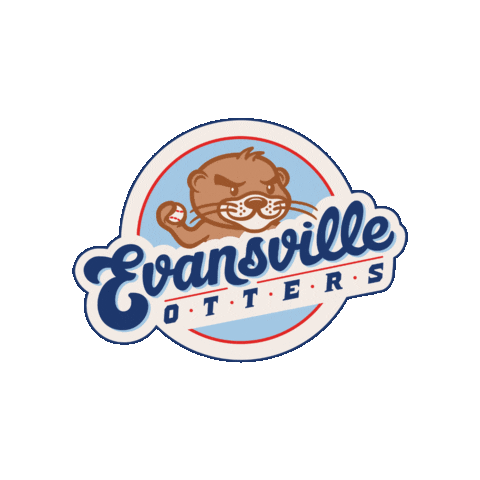 Baseball League Sticker by Evansville Otters for iOS & Android | GIPHY