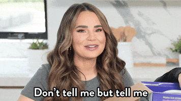 Tell Me More Go On GIF by Rosanna Pansino