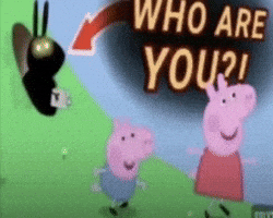 Confused Peppa Pig GIF