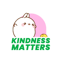 Be Kind Space Sticker by Molang