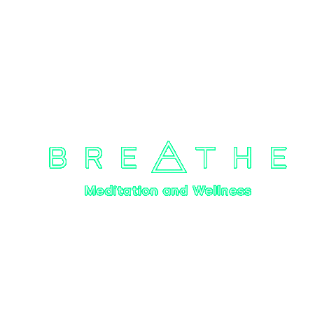 Breathe Meditation and Wellness Sticker