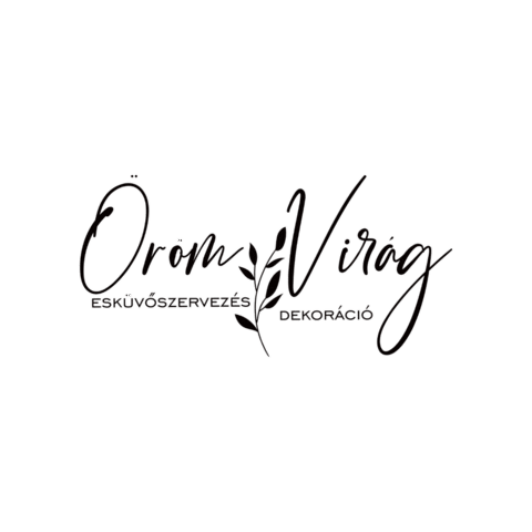 Öröm Virág Esküvő Sticker