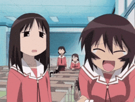 Azumanga Daioh Laughing GIF