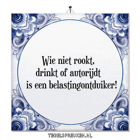 Nl Wijsheid Sticker by Tegelspreuken.nl