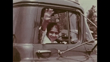 waving bye bye GIF by US National Archives