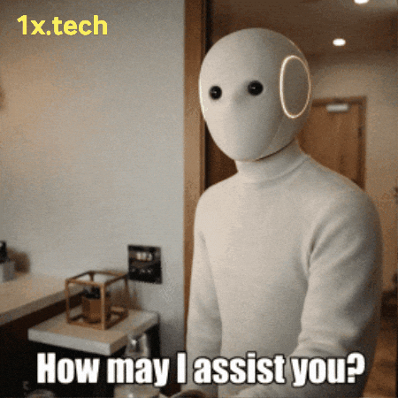 Thanks Hello GIF by 1X Technologies