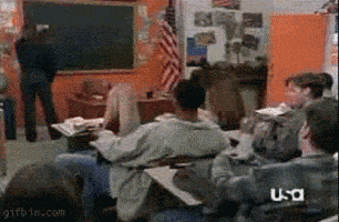 School Boss animated GIF