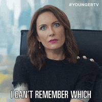 I Dont Know Tv Land GIF by YoungerTV
