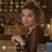 Schitts Creek Reaction GIF by CBC Schitts Creek Reaction GIF by CBC