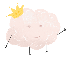 Clouds Brain Sticker