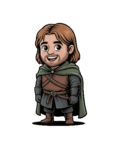 Sad Lord Of The Rings Sticker by Craftorb