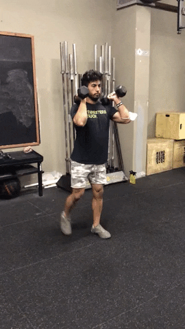 Front Rack Back Lunge GIF by Crossfit Boran