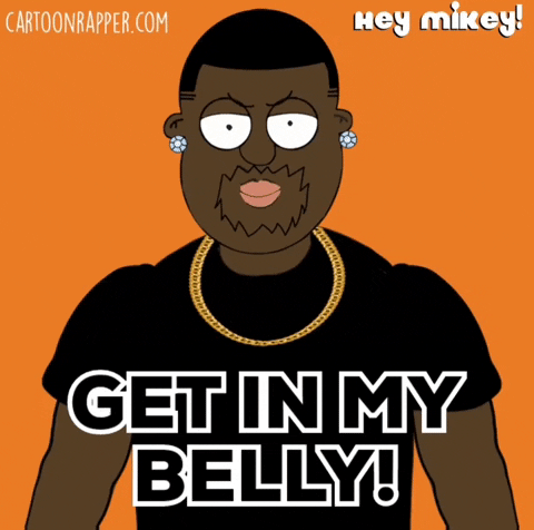 Eat Fat Boy GIF by Hey Mikey!