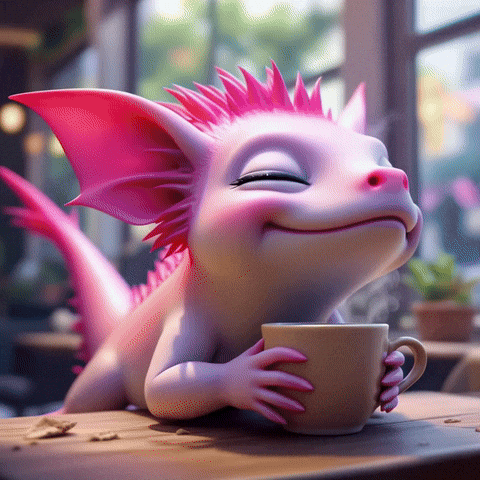 Coffee Wow GIF by pixoltl